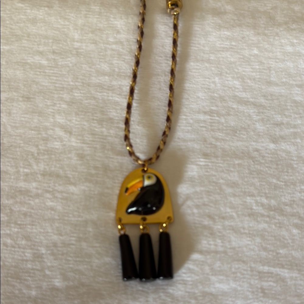 Elegant Toucan Pendant Necklace